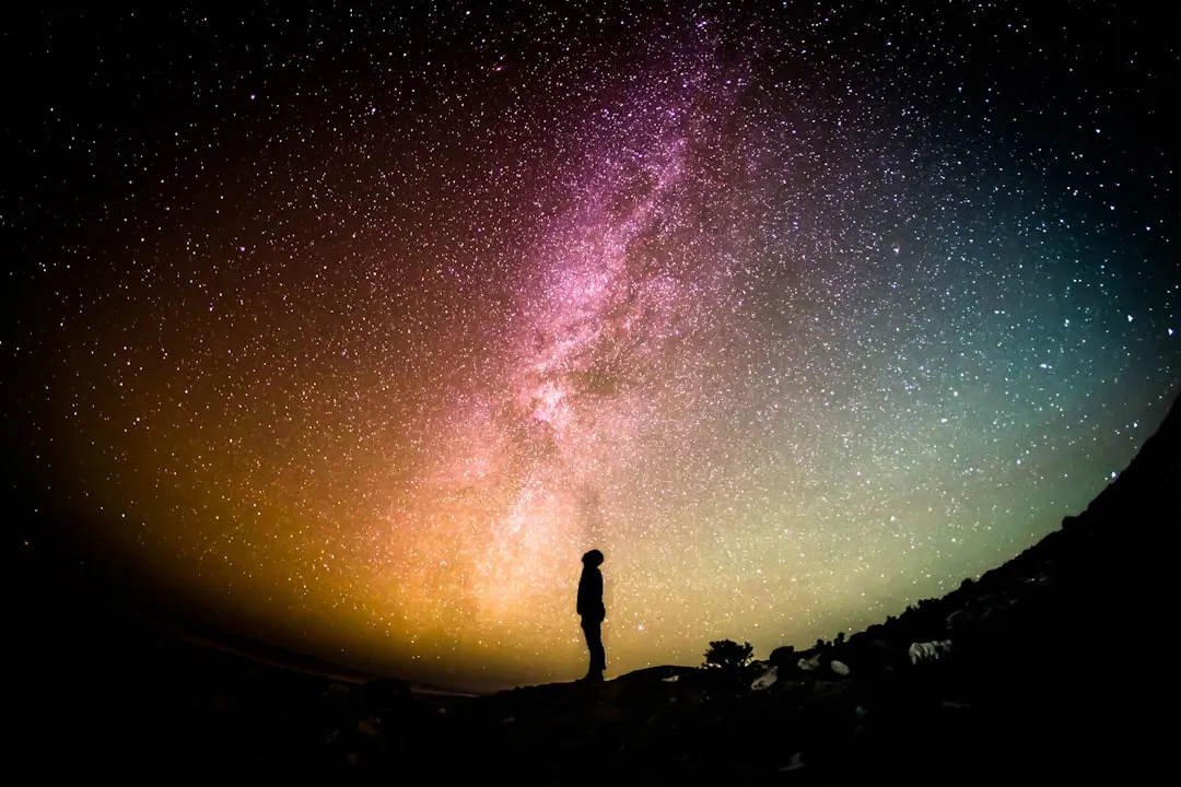 Langit malam berbintang, foto ilustrasi untuk halaman zodiak Taurus