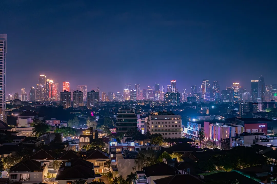 Keluaran IDN hari ini - Nusantara Pools 4D landscape Jakarta skyline night Indonesia, data synthetic aggregator komunitas