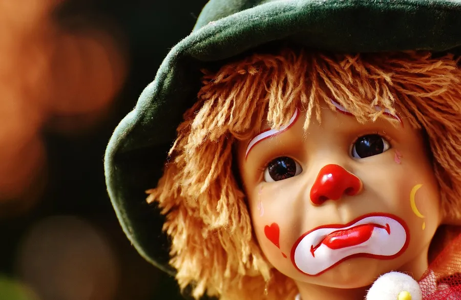 Ilustrasi mimpi banowati — puppet, clown, sad, multicoloured, cute, funny, toy, children, fun, clown, clown, clown, clown, clown, sad, funny, funny, funny