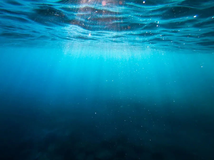 Ilustrasi mimpi mati lemas — clear blue body of water
